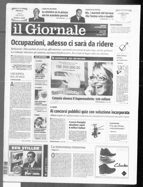 Il giornale : quotidiano del mattino